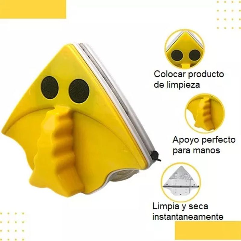 Comprar Limpiador Magnetico Para Vidrio en Electroshopy - Ángulo 2